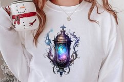 Mysterious Gothic Christmas Clipart Sublimation Product Image 2