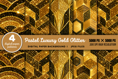 Pastel Luxury Gold Glitter Background JPG Product Image 1