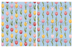 Spring, Tulips, Papers, Junk Journal Product Image 2