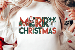 Merry Christmas Sublimation PNG, Christmas Quote PNG Product Image 2