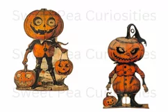 Halloween, Vintage, Cardboard, Ephemera, PNG, Clipart Product Image 2
