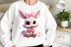 Lovely Soft Pink Easter Clipart, Pink Easter Watercolor Product Image 2