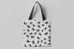 Bow Pattern Digital Paper Product Image 2