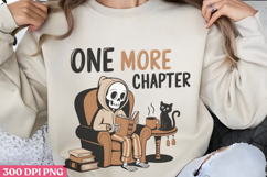 One more chapter PNG, Book Lover Sublimation PNG Product Image 1