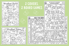 Woodland fairy coloring games and activities for kids Product Image 2
