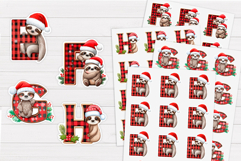 Christmas Letter Sticker Bundle. Christmas Sticker Printable Product Image 3