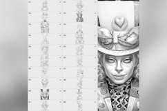 60 Procreate Wonderland Stamp Brushes Product Image 6