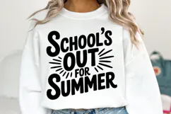School's out for summer svg | Summer Svg | Shirt Svg Product Image 1