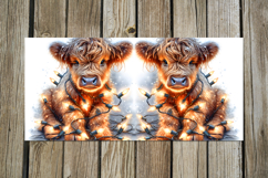 Christmas cow &amp; garland | 4 Sublimation Mug design PLUS Product Image 2