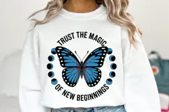 Trust the Magic of new beginnings Svg | Shirt Svg Product Image 1