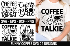 Funny Coffee SVG Design - Coffee is my love language Product Image 1