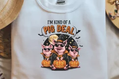Vintage Halloween Animals Sublimation, I'm kind of a pig Product Image 1