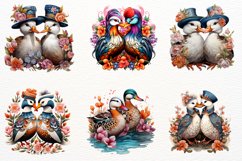 Valentines Day Mandarin Duck Couple Product Image 3