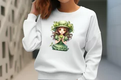 Fruits Little Princess Sublimation Clipart Product Image 2