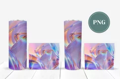Liquid Tumbler Sublimation Designs, Purple Tumbler PNG Product Image 2