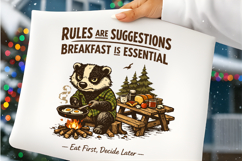 Rules Are Suggestions Camping Badger Product Image 5