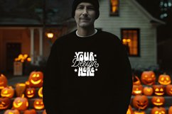 Gildan 18000 Black Mockup, Halloween Gildan 18000 Mockup Product Image 1