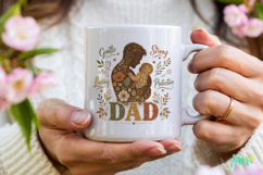 Retro Vintage Floral Father's Day PNG Product Image 4