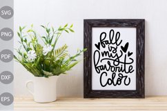 Fall Is My Favorite Color SVG Design/ Autumn Quote SVG Product Image 3