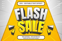flash sale 3d text effect and editable text effect Product Image 1
