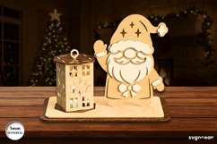 Christmas Stand Candle Holders Bundle | Laser Cut | SVG Product Image 3
