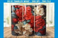Camelia&#039;s Flowers Tumbler Wrap | Flower Tumbler Wrap Product Image 1