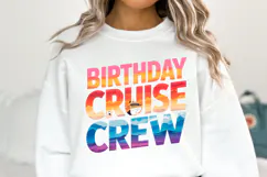 Birthday Cruise Crew svg | Svg Files for Cricut | Shirt Svg Product Image 1