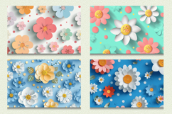 Polka Dots 3d Flowers Cutting Boards sublimation Design Product Image 2
