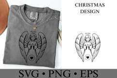 Christmas Angels Svg | Christmas svg | Shirt Svg Product Image 1