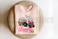 Easter Tractor PNG, Bunny Season PNG Sublimation Product Image 2