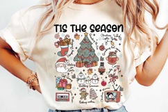 Tis The Season Christmas Sublimation, Christmas Png Product Image 4