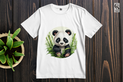 Cute Panda Bear Clipart Sublimation PNG Product Image 2