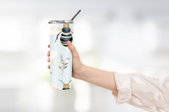 Bee And Flower Tumbler Wrap Design Product Image 2