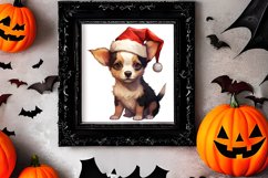Cute Christmas Dog Sublimation Clipart, Cute Christmas Dog Product Image 2