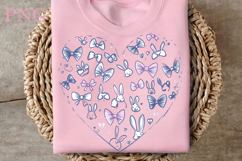 Happy Easter Heart PNG, Happy Easter Sublimation Product Image 2