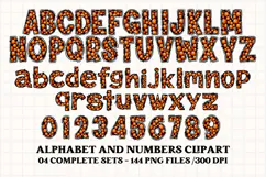 Basketball sport alphabet clipart, basketball letters doodle Product Image 2