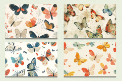 Whimsical Butterflies Cutting Boards sublimation Design Product Image 2