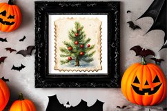 Christmas Postage Stamps Sublimation Clipart, Product Image 2