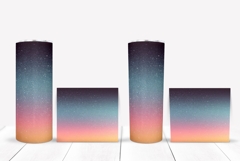 Abstract Tumbler Wrap, Glitter Sky Tumbler Sublimation Product Image 2