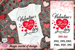 My First Valentines Day, Cutting files Cricut Product Image 1