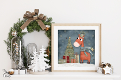 Cute horse digital paper Product Image 2