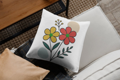 Modern Floral Cluster Embroidery Design Product Image 2