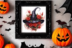 Gothic Halloween Watercolor Clipart PNG, Halloween PNG Product Image 2