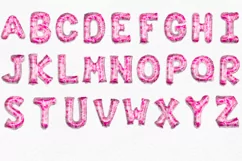 Pink Camouflage | Balloon Alphabet Clipart PNG Product Image 2