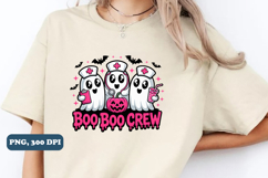 Boo Boo Crew Halloween Nurse PNG, Funny PNG Design Product Image 2
