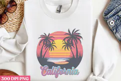 California PNG, Hello Summer Sublimation PNG Product Image 2
