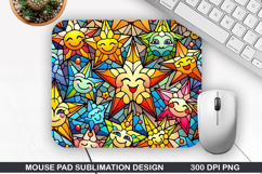Mouse Pad Sublimation, Christmas Mouse Pad PNG Design Product Image 1