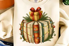 Bookish Christmas PNG Christmas Tree PNG, Christmas Book Product Image 2