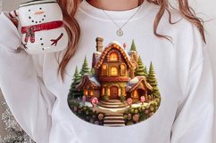 Watercolor Santa Claus Sublimation Clipart, Santa PNG Product Image 2