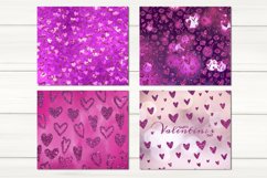 Valentine sublimation glitter Skinny tumbler design bundle Product Image 2